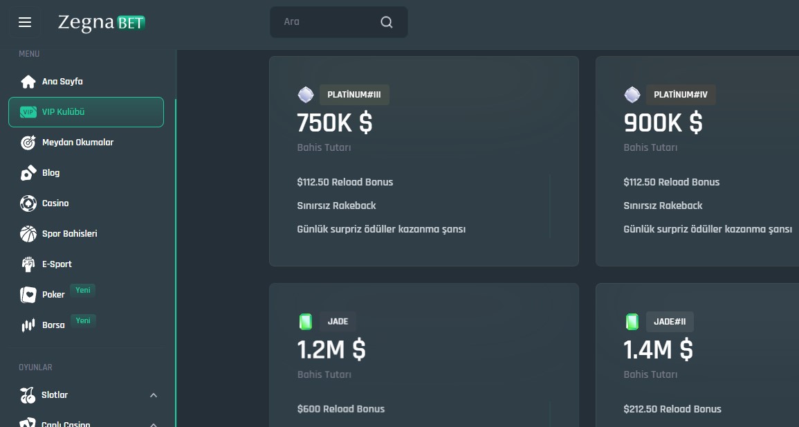 Zegnabet Mobil Giriş